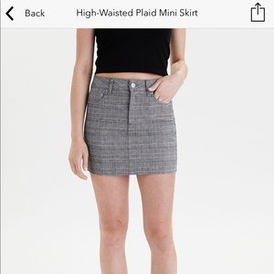 NWT American Eagle Plaid Mini Skirt